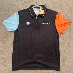 McLaren F1 Gulf Color Block Polo